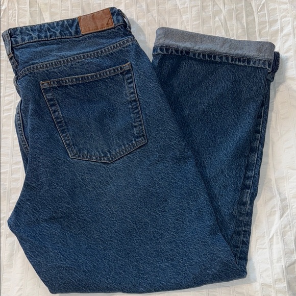 Zara Blue Relaxed Denim with Faded Finish - Picture 2 of 7